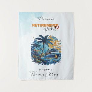 Cruising into Retirement Party, Back drop