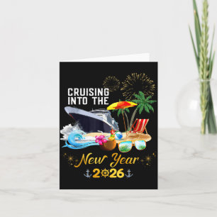 Cruising Into The New Year 2026 Card