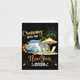 Cruising Into The New Year 2026 Card