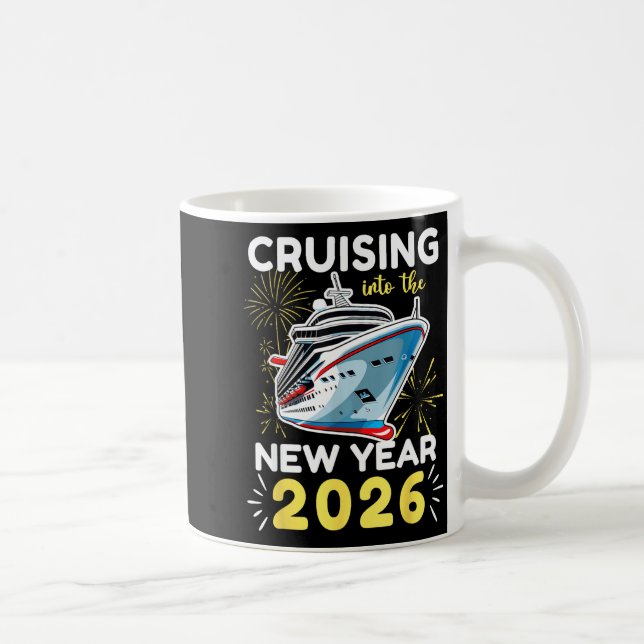 Cruising Into The New Year 2026  Coffee Mug (Right)