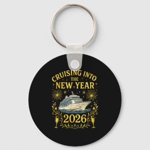 Cruising Into The New Year 2026 Happy New Year  Keychain