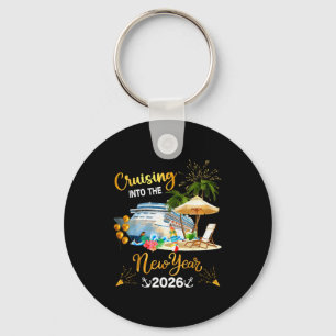 Cruising Into The New Year 2026 Keychain