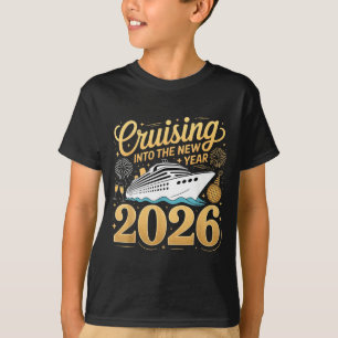 Cruising Into The New Year 2026 Matching Family Cr T-Shirt