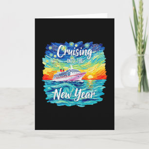 Cruising Into The New Year 2026 Vacation Party Fam Card