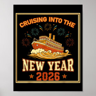 Cruising Into The New Year 2026 Voyage Fireworks  Poster