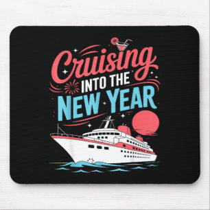 Cruising Into The New Year Trocal Holiday Travel V Mouse Pad