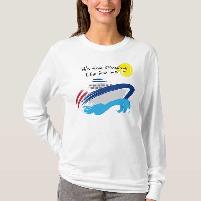 Cruising Life Ladies Long Sleeve T-Shirt (Front)