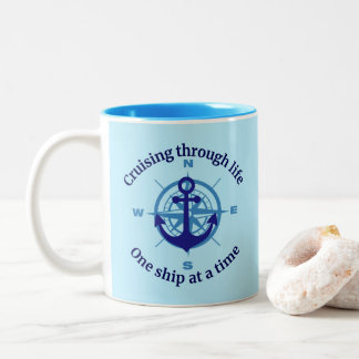 Cruising Life Two-Tone Coffee Mug