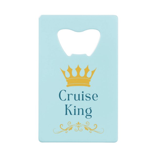 Cruising Lover Credit Card Bottle Opener (Front)