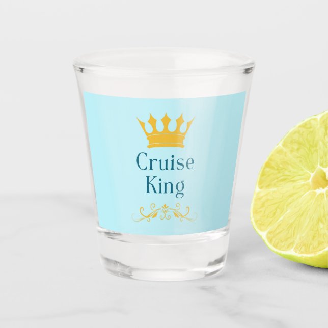 Cruising Lover Shot Glass (Front)