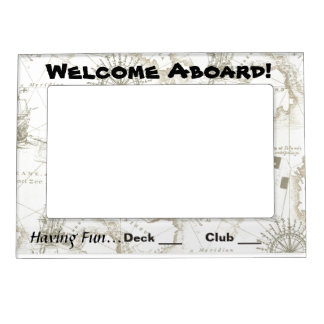 Cruising on Ship Door Decors Magnetic Frame