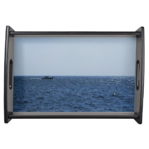 Cruising on the Lake Serving Tray