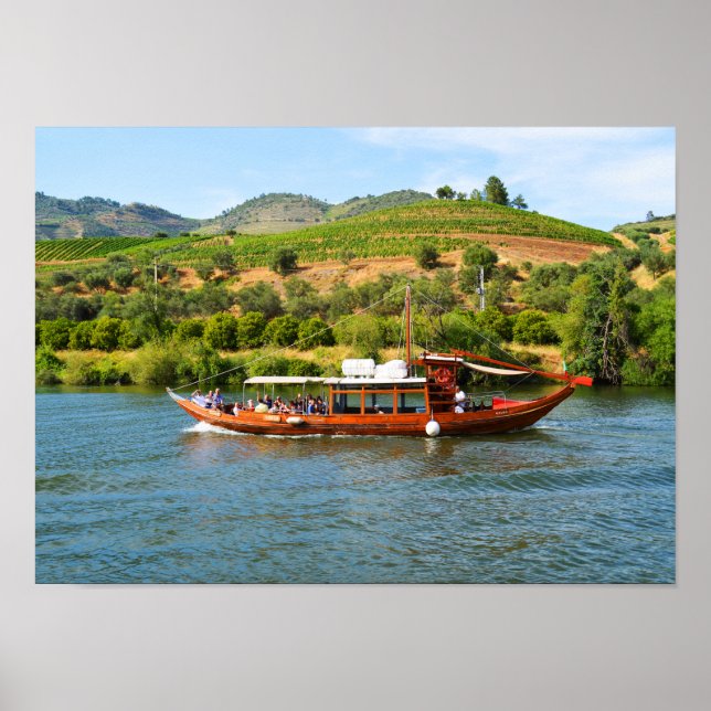 Cruising on the river Douro in Portugal Poster (Front)