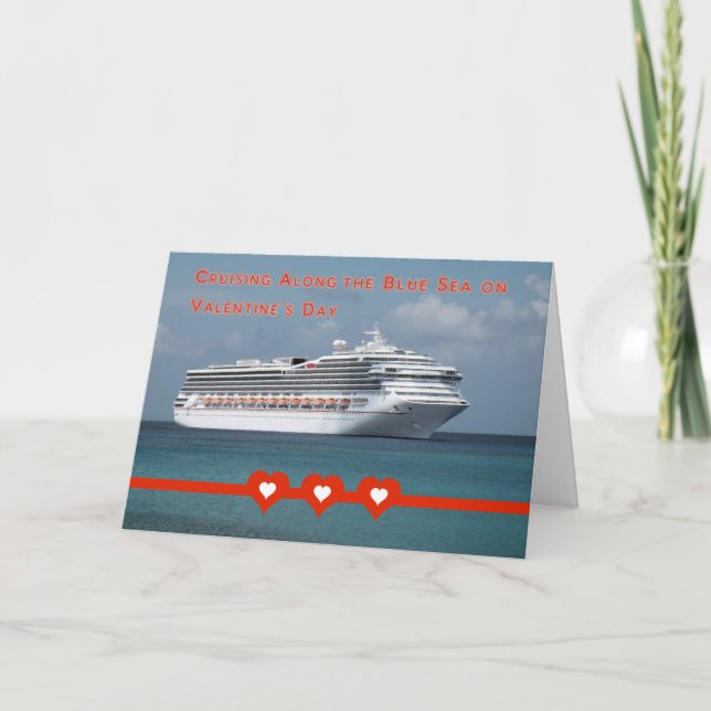 Cruising on Valentine's Day Card (Front)