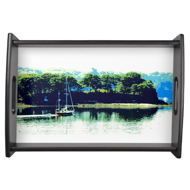 cruising sailboat serving tray (Front)
