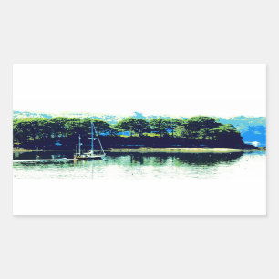 cruising sailboat sticker
