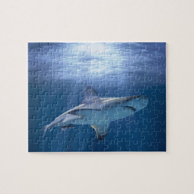 Cruising Shark Jigsaw Puzzle (Horizontal)
