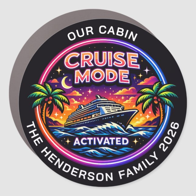 Cruising Ship Door Marker Magnet (Front)