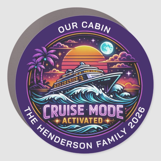 Cruising Ship Door Marker Magnet (Front)