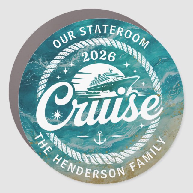 Cruising Ship Door Marker Magnet (Front)