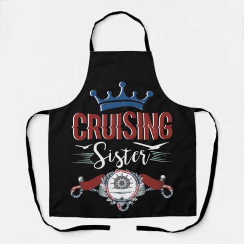Cruising Sisters s_Cruise Vacation Wear Apron