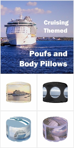 Cruising Themed Poufs and Body Pillows