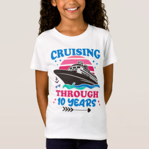 Cruising Through 10 Years Wedding T-Shirt
