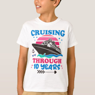 Cruising Through 10 Years Wedding T-Shirt