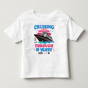 Cruising Through 10 Years Wedding Toddler T-shirt