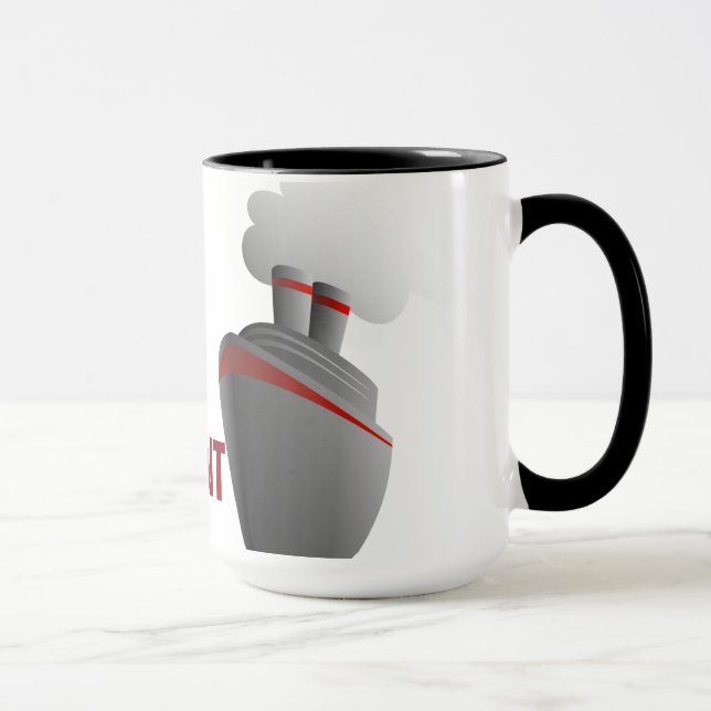 Cruising Through Retirement Mug (Right)