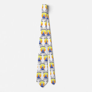 Cruising Through Retirement Neck Tie