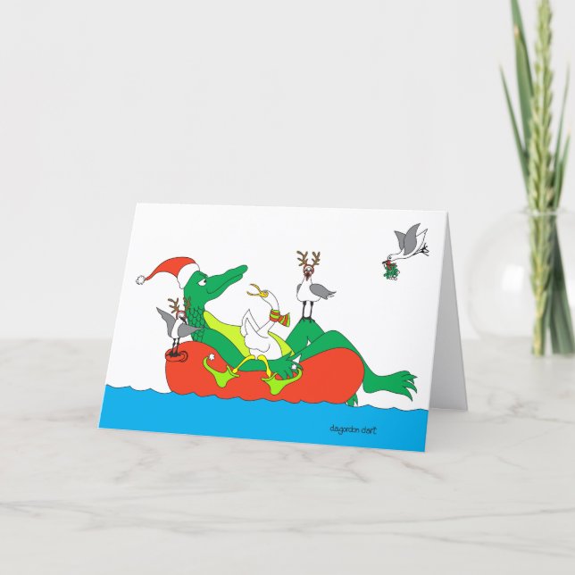 Cruising Through the Holidays Card (Front)