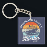 Cruising to Alaska Custom Family Matching Group  Keychain<br><div class="desc">Set sail with the "Cruising to Alaska Custom Family Matching" luggage tag,  personalized with your family name or group creating a lasting memory of your Alaskan escape. Perfect for commemorating cherished memories amidst Alaska's breathtaking landscapes.</div>