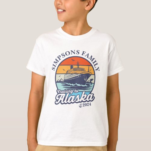 Cruising to Alaska Custom Family Matching Group 