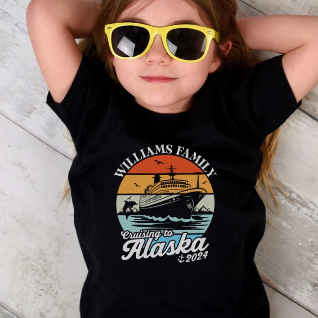 Cruising to Alaska Custom Family Matching Group  Toddler T-shirt (Cruising to Alaska Custom Family Matching Group Toddler T-shirt)