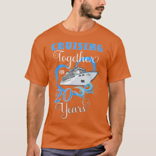 Cruising Together for 20 Years Wedding Anniversary T-Shirt