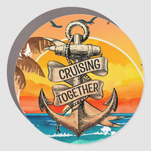Cruising Together Stateroom Door Magnet