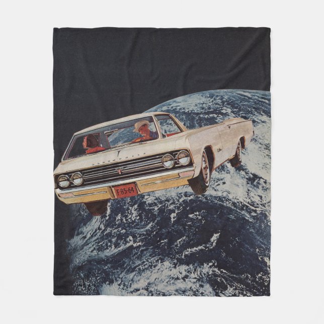 Cruising with P  Fleece Blanket (Front)