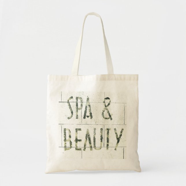 crumbling Spa & Beauty tote Bag (Front)