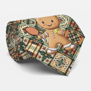 Crumbly Christmas Rally Gingerbread Neck Tie