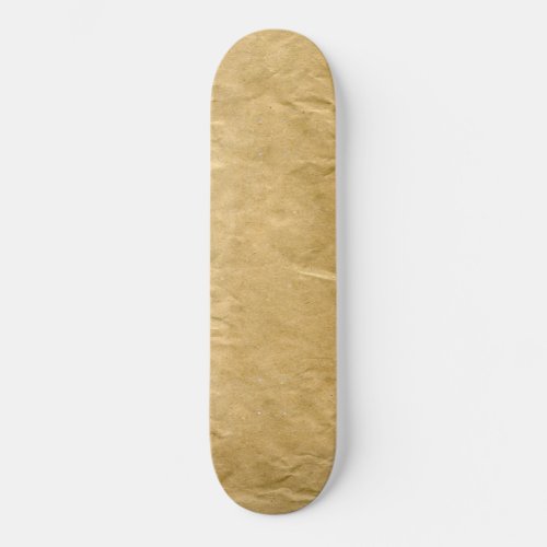Crumpled Cardboard Texture Skateboard
