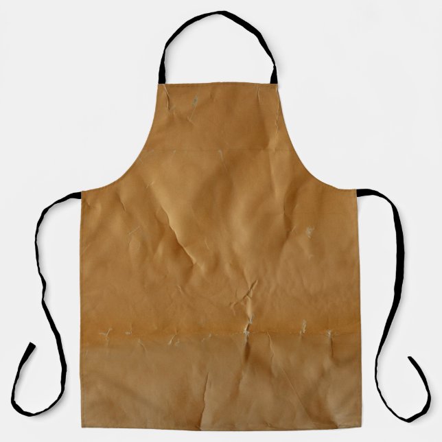 Crumpled, grungy paper background. Series - red. Apron (Front)