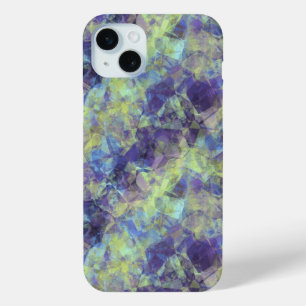Crumpled Lavender Texture iPhone 15 Plus Case