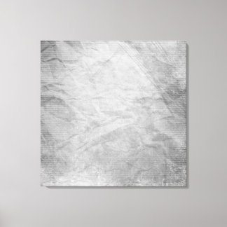 CRUMPLED PAPER SILVER GREY GRAYS WHITE DIGITAL TEM CANVAS PRINT