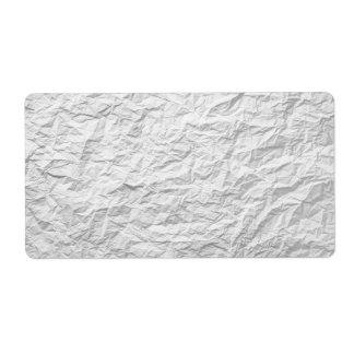 Crumpled Paper Texture For Background 2 Label
