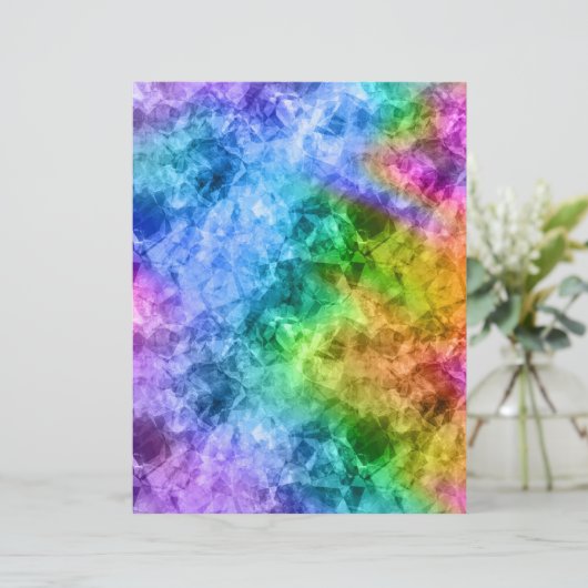 Crumpled Peacock Blue Texture (Standing Front)