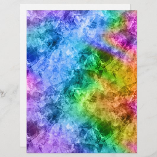 Crumpled Peacock Blue Texture (Front/Back)