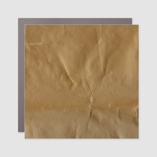 Crumpled red paper: grungy background. car magnet