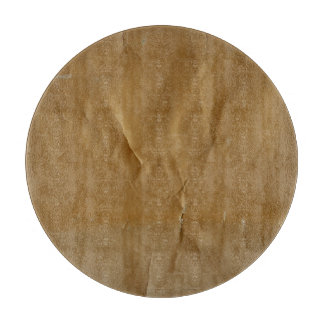 Crumpled red paper: grungy background. cutting board