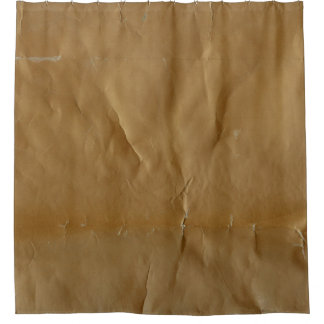 Crumpled red paper: grungy background. shower curtain